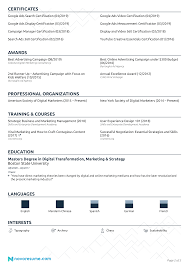 Cv format for sales and marketing. Marketing Executive Resume Sample Guide For 2021