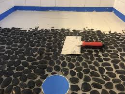how to retile a shower floor art tile