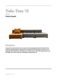sectional modular sofa by b b italia