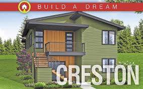 narrow lot creston home design offers