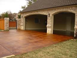 Stained Concrete Driveway Diy Concrete