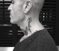 Adorable neck tattoo for men. 50 Incredibly Cool Neck Tattoos For Men And Women Straight Blasted