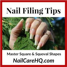 nail shapes how to file nails square