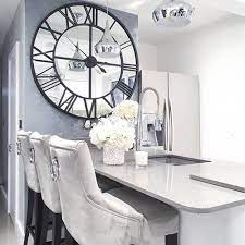 Extra Large Mirrored Wall Clock 120cm