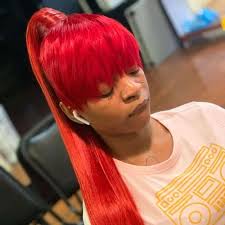 Style bangs accordingly with gel or spray for flawless edges. 31 Stunning Ponytail Hairstyles For Black Women Hairstylecamp