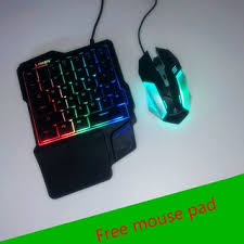 To replace the touch screen on mobile, all of the controls have to be mapped with keyboard and mouse on your android emulator. Goodgame One Handed Game Keyboard Mouse Set Rgb Backlit Portable Mini Gaming Keypad Game Controller For Pubg Mobile Legends Free Fire Pc Ps4 Xbox Gamer Shopee Malaysia