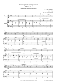 Buy & print sheet music for violin, cello & more, instantly! Canon Violin Sheet Music By Johann Pachelbel
