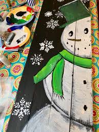 how to paint a snowman easy diy