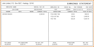 Paycheck Stub Template For Excel Under Fontanacountryinn Com
