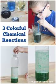 Colorful Chemical Reaction Experiments