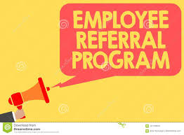 Handwriting Text Employee Referral Program Concept Meaning