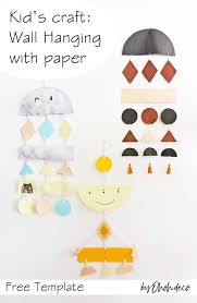 Easy Handmade Wall Hanging With Paper
