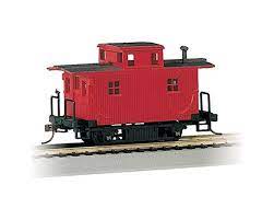 bachmann unlettered bobber caboose red