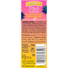 smirnoff pink lemonade vodka infused