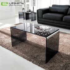 Modern Grey Glass Center Table