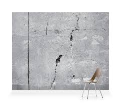 Ed Concrete White Wallpaper Mural