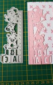 Us 1 74 19 Off Swovo Growth Chart Welcome Baby Ruler Metal Cutting Dies Scrapbooking Diy Craft Paper Card Making Decorative Embossing Die Cuts In