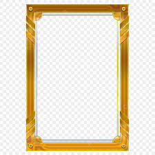 gold frame png vector psd and