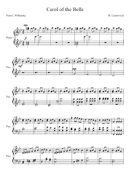 Carol Of The Bells Leontovich Sheet Music - Carol of the Bells Sheet music for Piano (Solo) | Musescore.com
