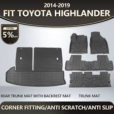 cargo liners for 2016 toyota highlander