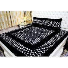 black and white cotton king size
