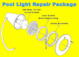 Swimming Pool Spa Light Repair Kit Package Bulb Clamp Gasket Seal Screw Hayward For Sale Online Ebay