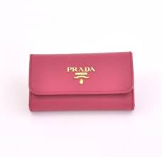 Prada Prada Pink Leather 6 Key Case