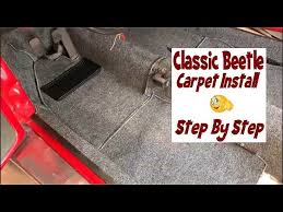 super beetle complete carpet install