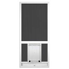 White Aluminum Hinged Screen Door