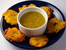 tostones fried plantains with mojo