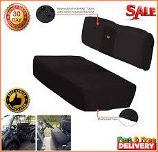 Black Utv Bench Seat Cover Waterproof