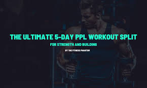 push pull legs 5 day split workout with