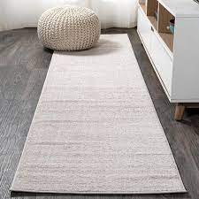 low pile ivory 2 ft x 8 ft runner rug