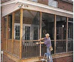 do it yourself diy screened in porch