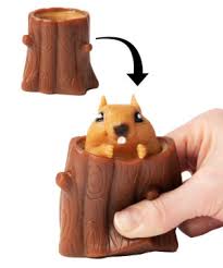 k a boo squirrel toy a squeezable