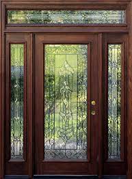 mahogany exterior doors with sidelights