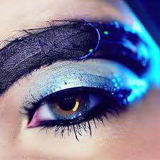 fantasy eye with beautiful makeup