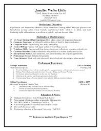 Medical Billing Manager Job Description Operations Cover Letter