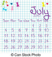 2010 Calendar July