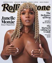 Janelle Monáe poses topless on cover of Rolling Stone