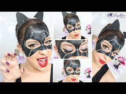 catwoman mask makeup tutorial by