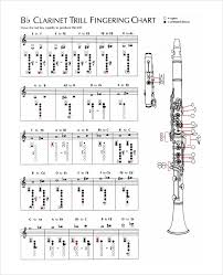 Sample Clarinet Fingering Chart 15 Free Documents In Pdf