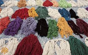 handmade carpet fibers and knowledge of