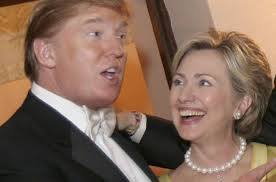 Image result for photo trump with hillary