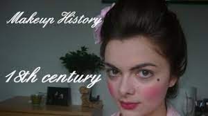 makeup history 18th century you