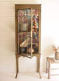 Glass Display Cabinet With Multi Color