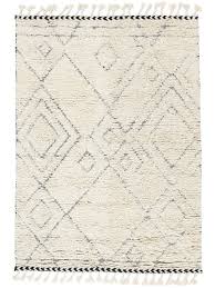 off white 120 x 180 cm wool rug