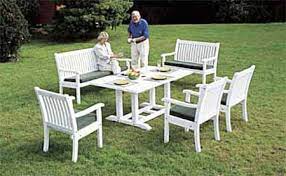Popular wood garden furniture products. Wooden Garden Benches And Garden Furniture Painted White In A Traditional German Island Way 25 Years Quarantee