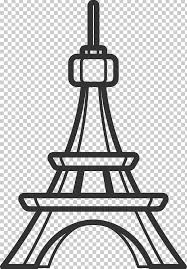 Eiffel tower drawing painting silhouette, eiffel tower, white, pencil, france png. Eiffel Tower Silhouette Png Clipart Abstract Lines Animals Black And White Curved Lines Download Free Png