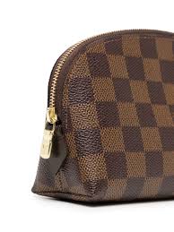 pre owned damier cosmetic pouch